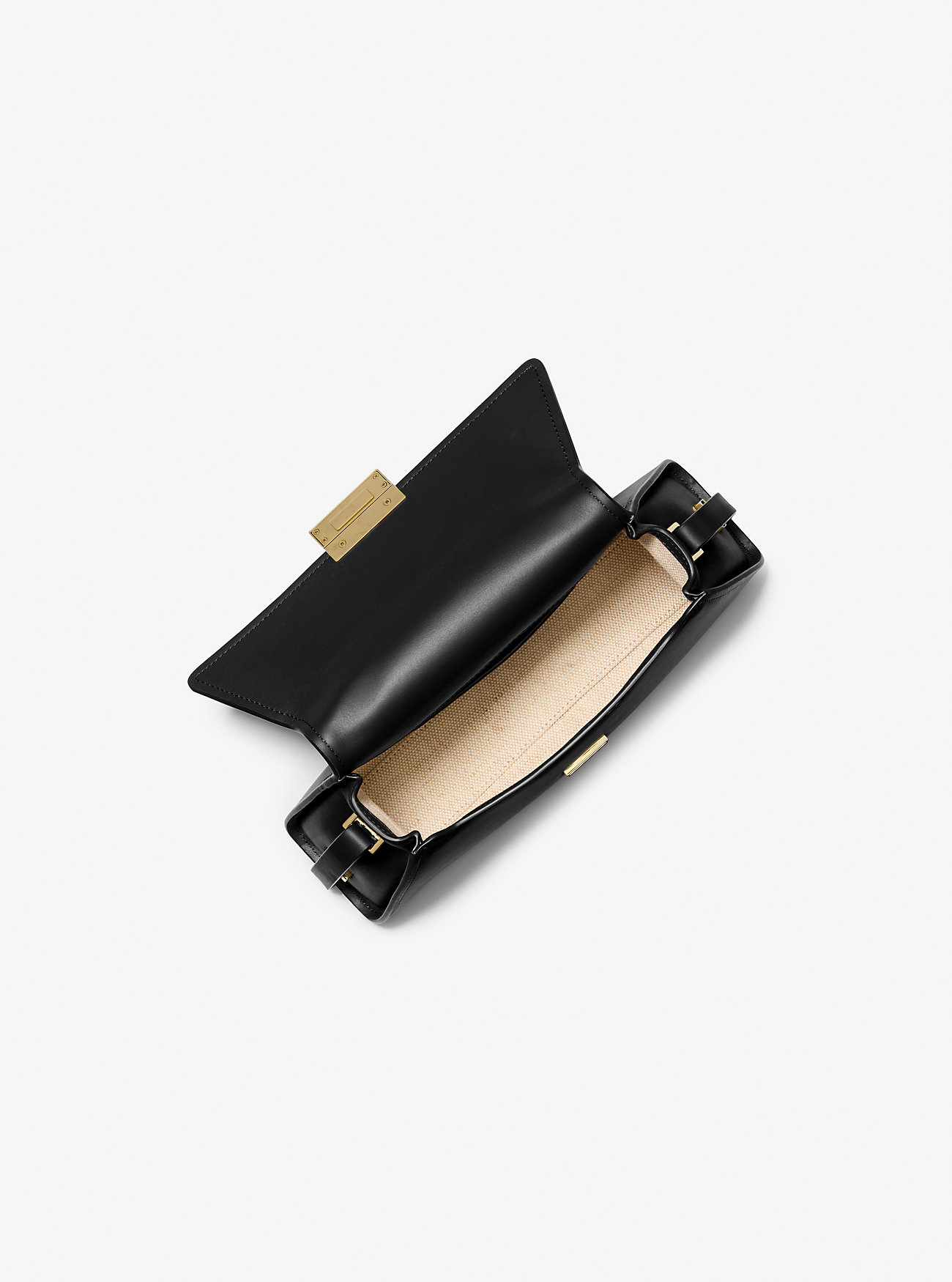 Ludlow Medium Skinnveske - SVART