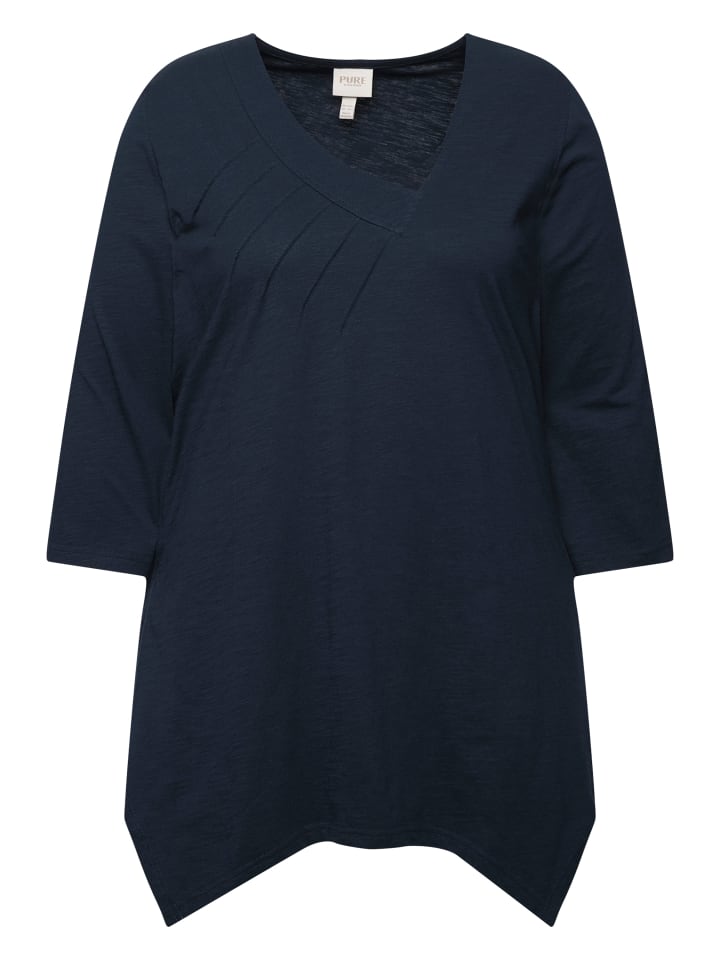 Ulla Popken Longshirt in marine günstig kaufen