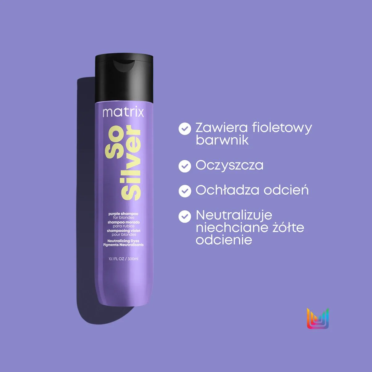 Matrix Total Results So Silver Hair Shampoo Neutraliserende Gule Toner