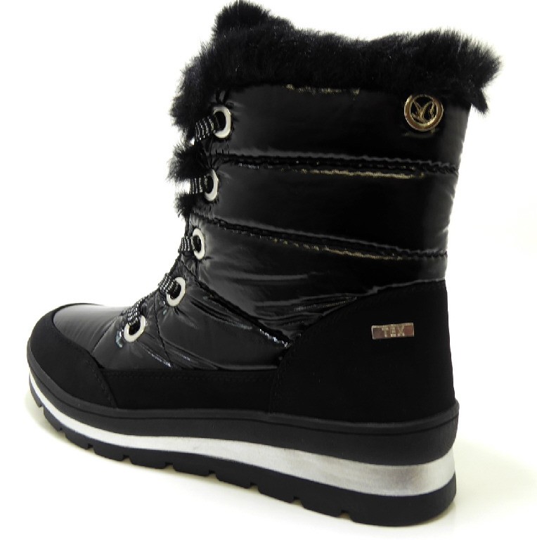 CAPRICE Schnür-Stiefeletten schwarz