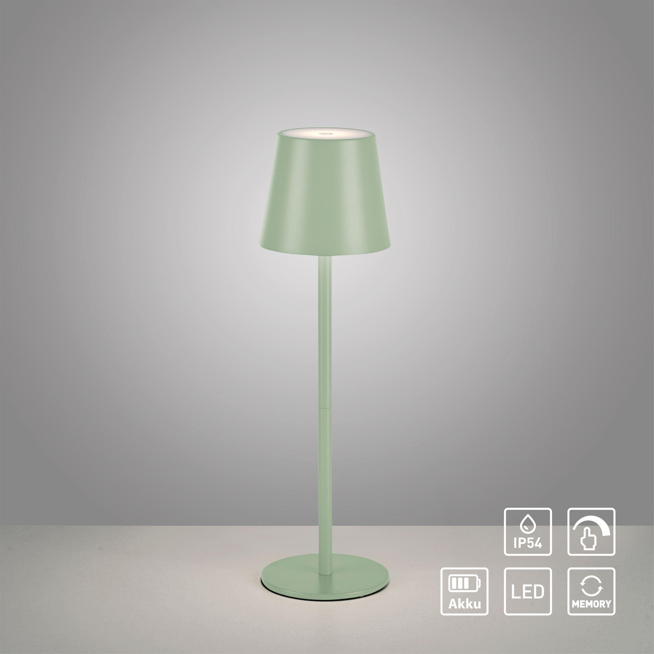 JUST LIGHT.LED-Akku-Tischleuchte 1flg