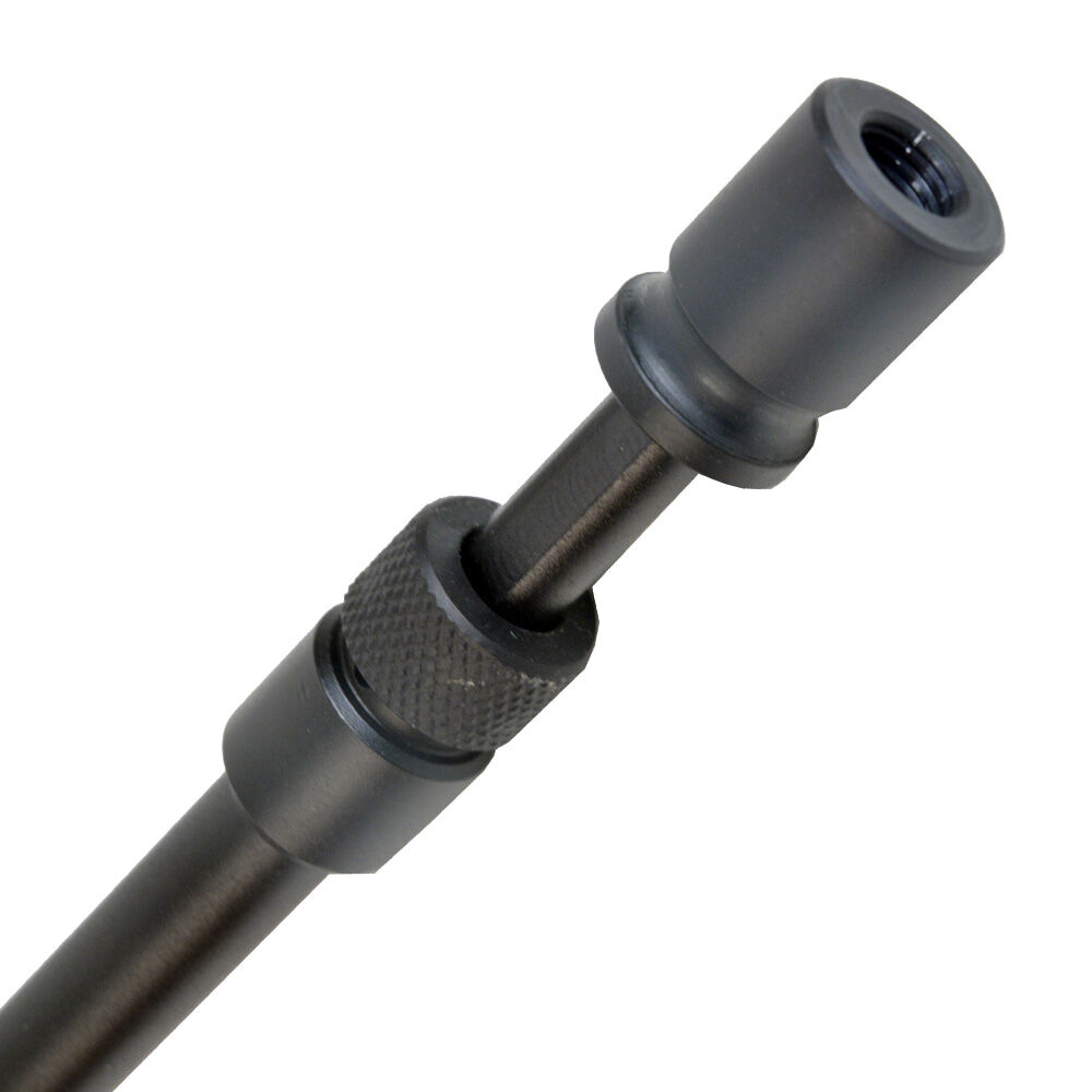 Mack2 Sword melnais karpu makšķeres nūjiņa, ar taisnu galu, 40/60 cm