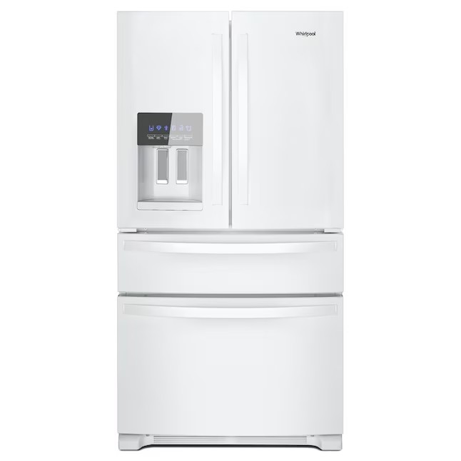 Whirlpool 24.5-cu ft 4-Door French Door Refrigerator with Ice Maker (Fingerprint Resistant Stainless Steel) ENERGY STAR