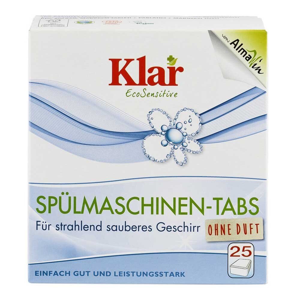 Almawin Klar - Spülmaschinen Tabs 25 Stück Spülmaschinentabs