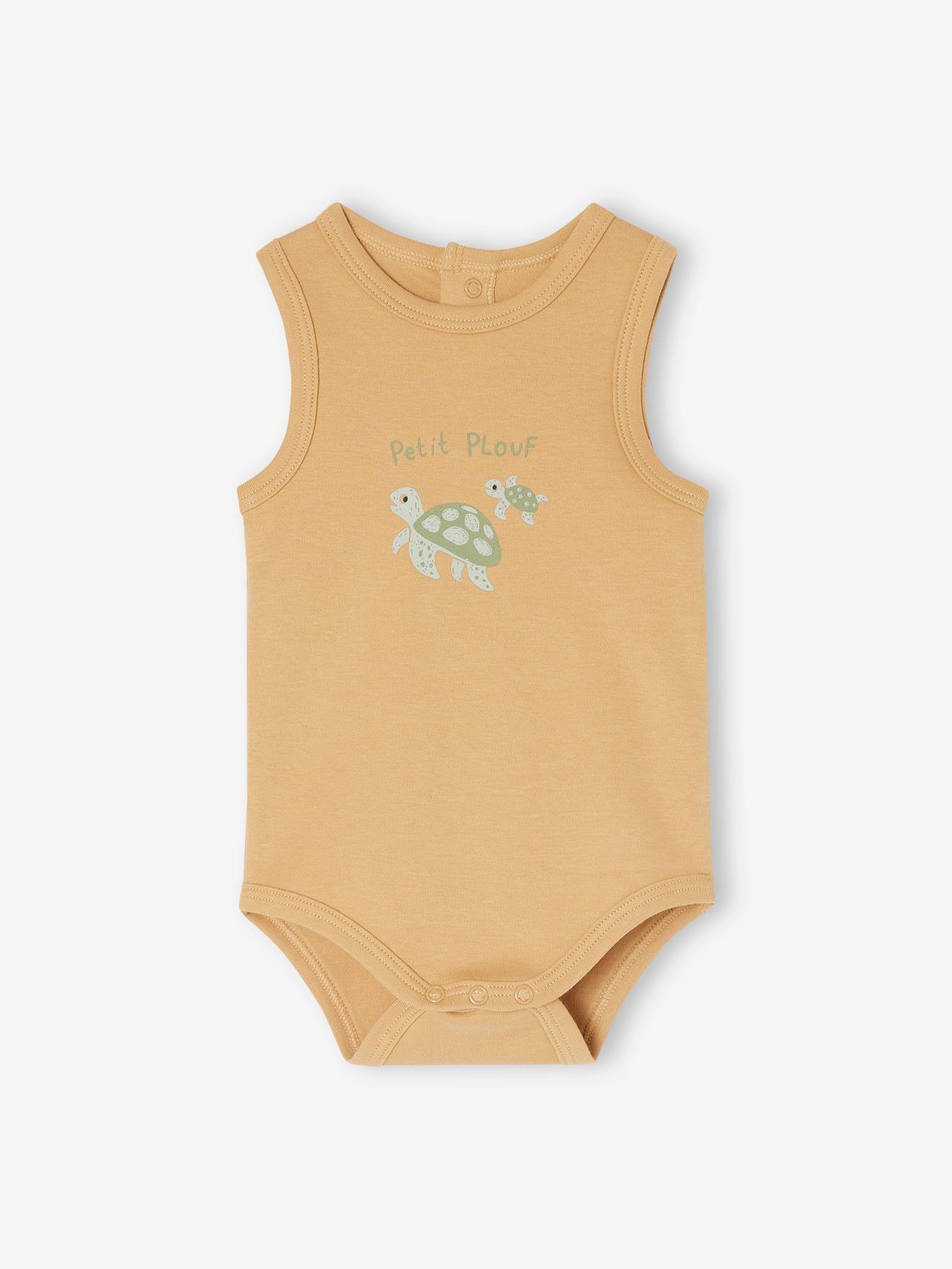 Vertbaudet 5er-Pack Baby Bodys Bio-Baumwolle Oeko-Tex - mintgrün