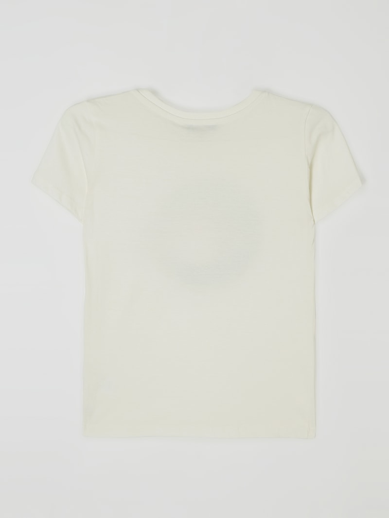 T-Shirt aus Baumwolle in offwhite