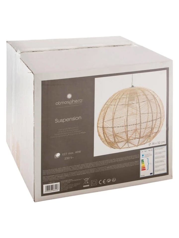 Atmosphera Créateur d'intérieur Hängeleuchte in beige günstig kaufen onesize