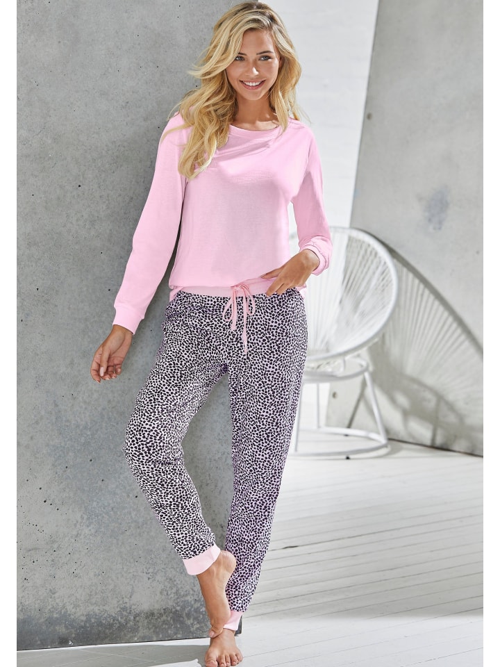 VIVANCE DREAMS Schlafhose in hellrosa günstig kaufen