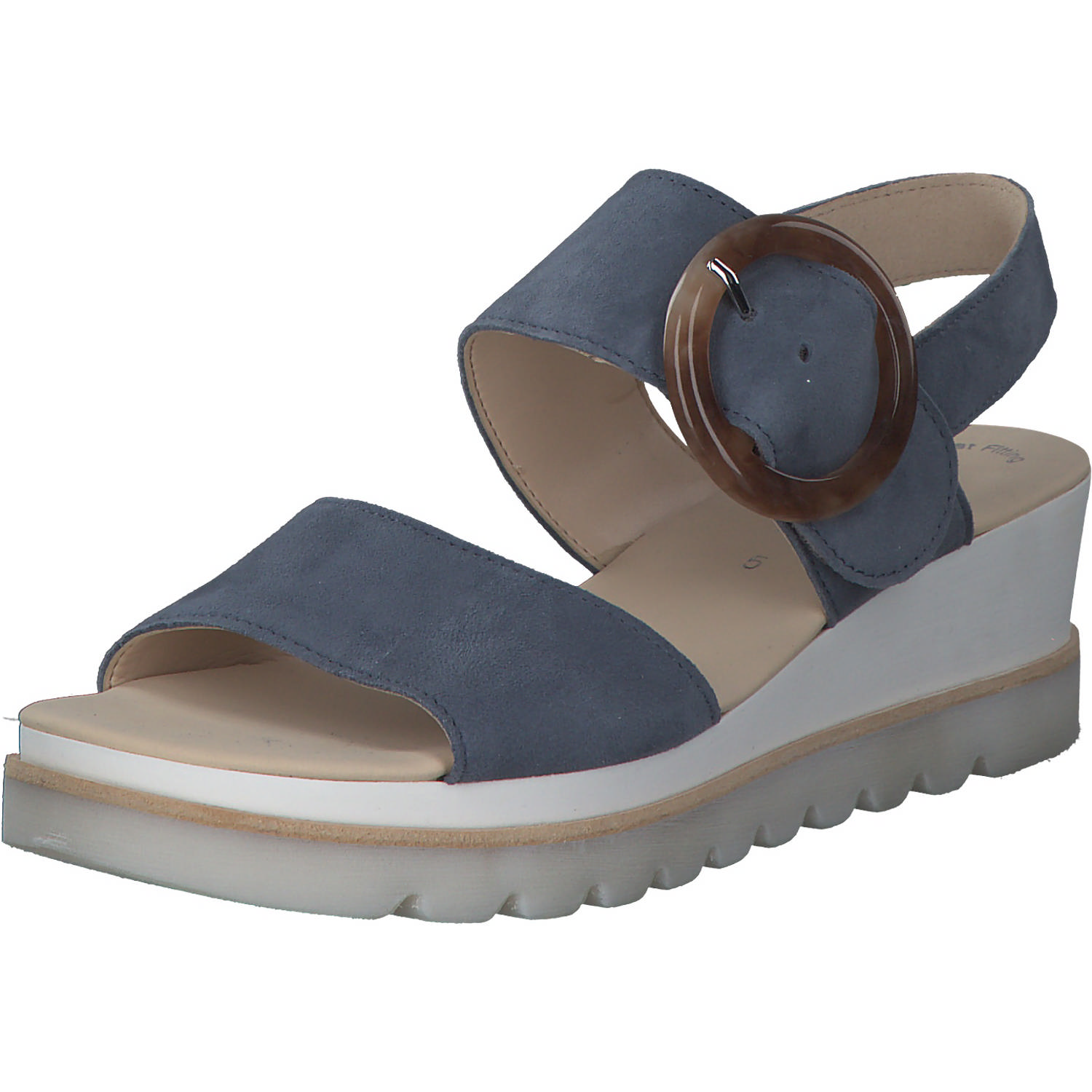 Gabor 84.645, Keilsandaletten, Damen, Blau