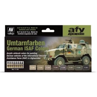 Model Air: Model Air Set Umtarnfarben German ISAF Color Set (8)