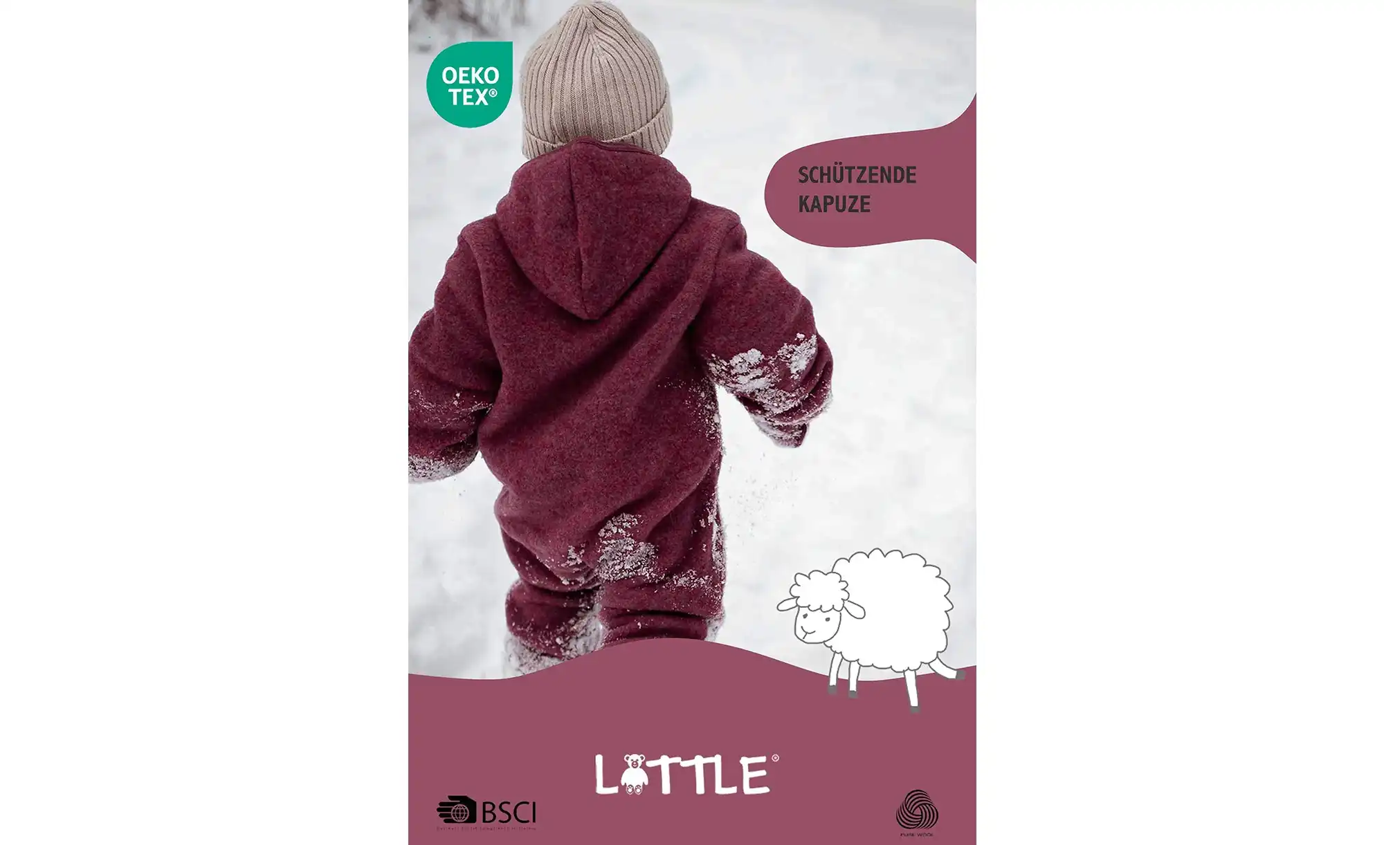 Merino Wollfleece Baby Overall Wollwalk