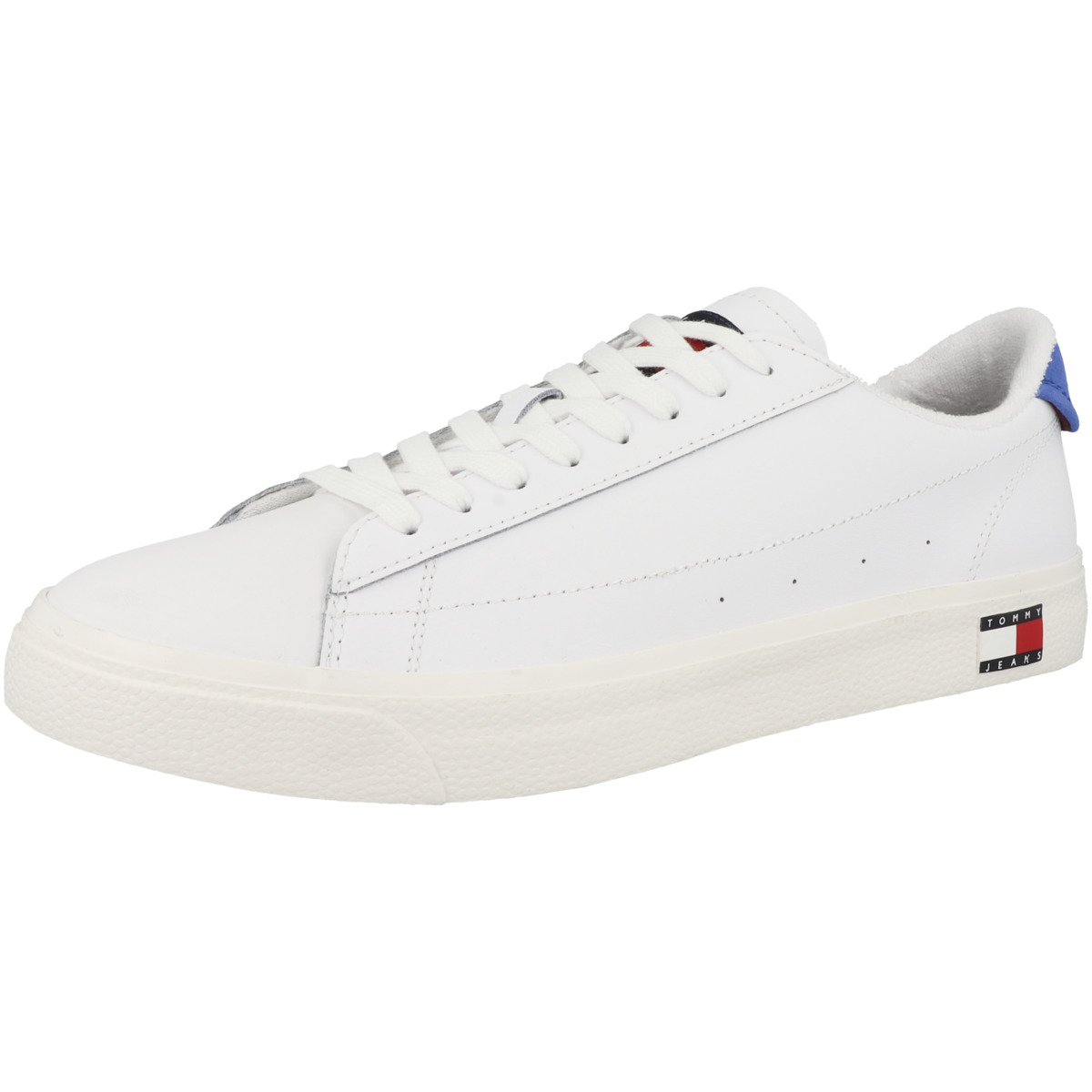 Tommy Hilfiger Tommy Jeans Leather Vulcanized Sneaker low weiss