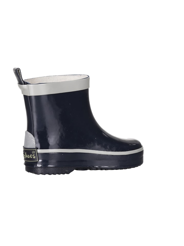 Playshoes Gummistiefel Halbschaft uni in Marine günstig kaufen