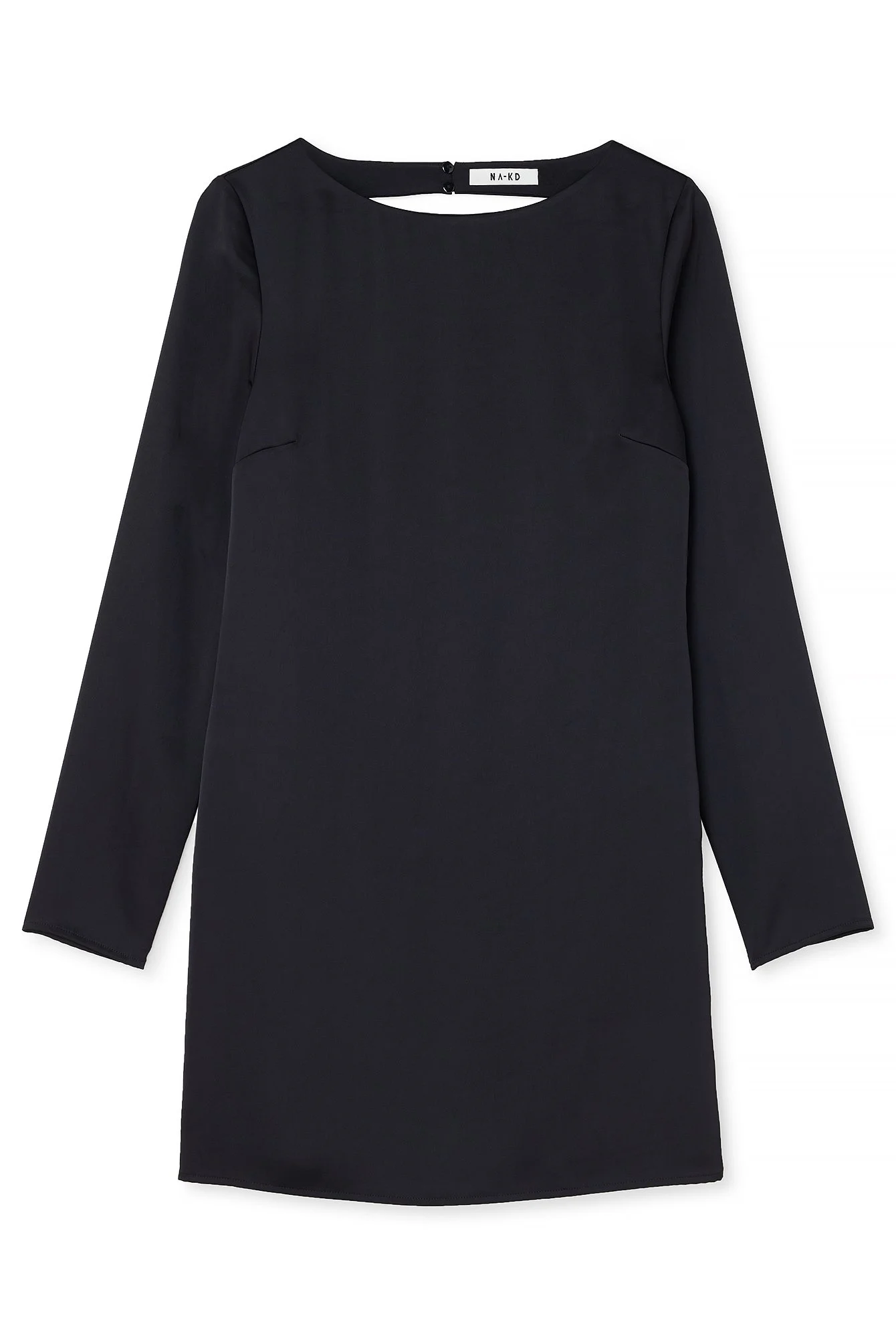 Asymmetrisches Minikleid mit offenem Rücken