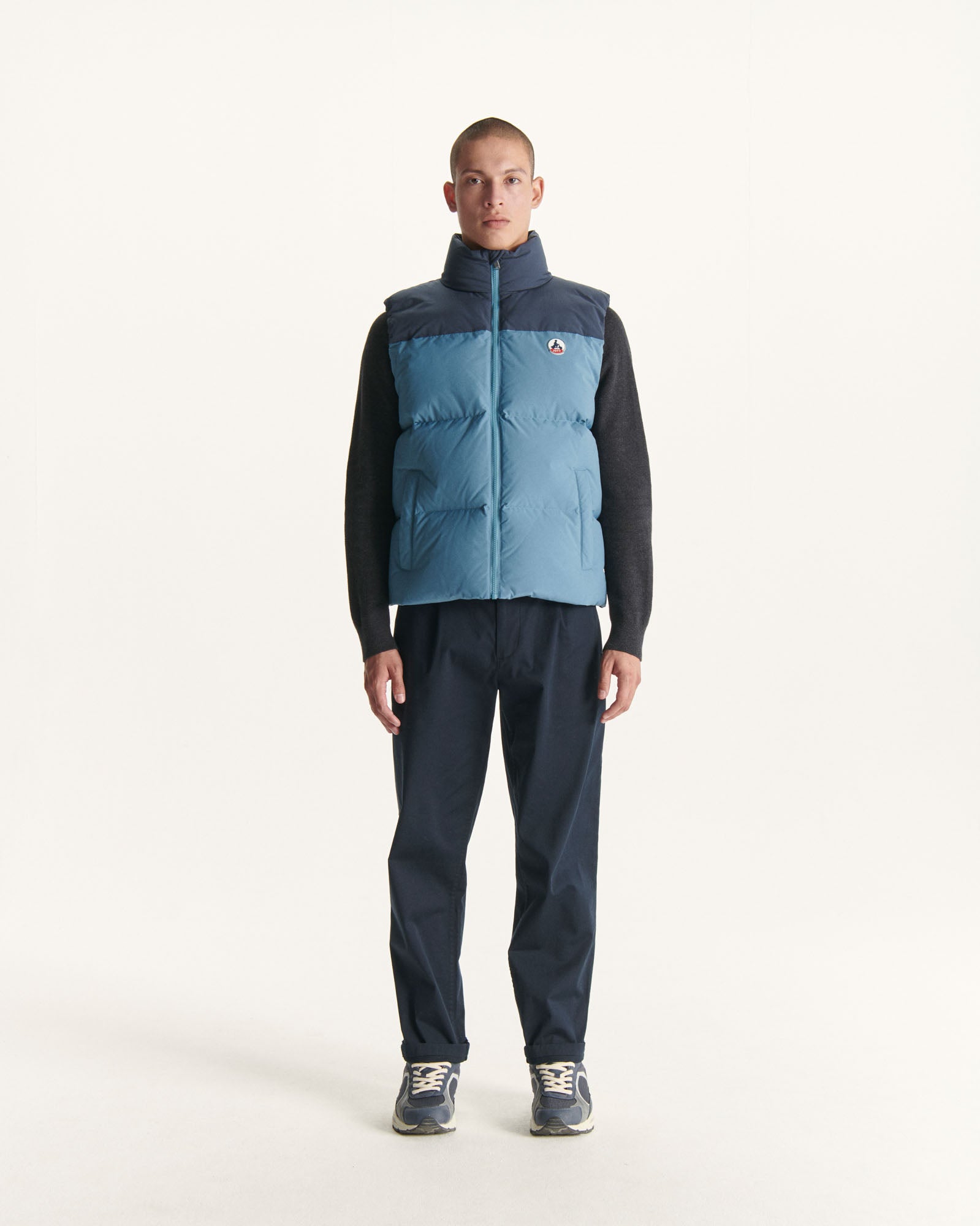 Doudoune bicolore Grand Froid Bleu froid Sakai