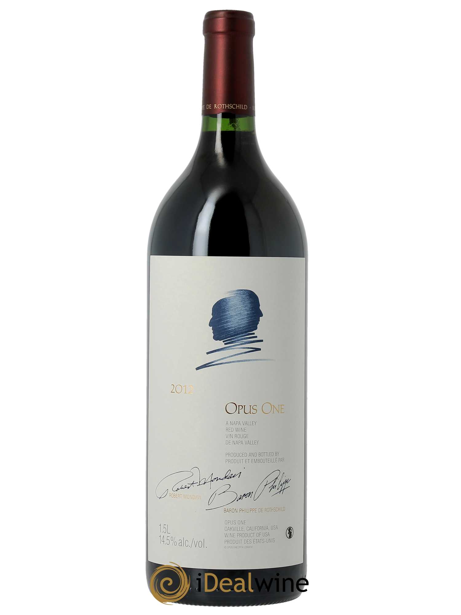 Napa Valley Opus One Robert Mondavi (CBO à partir de 3 MG) 2012 - Lot de 1 Magnum