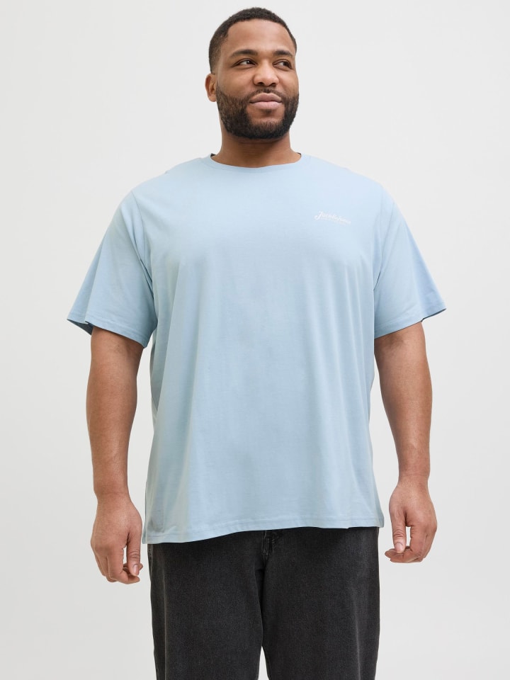 JACK & JONES PLUS T-shirt in Chambray Blue günstig kaufen