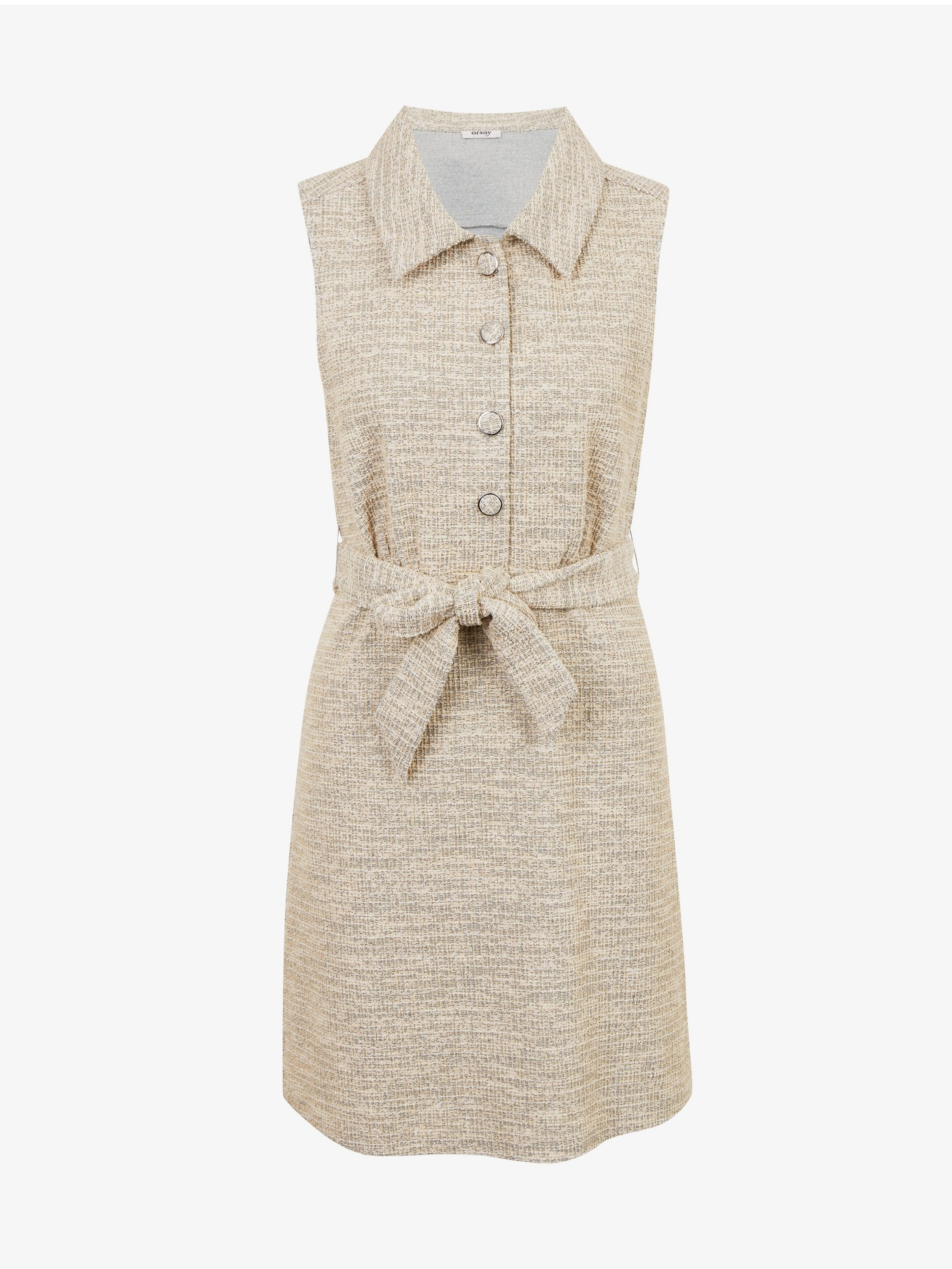 Hellbraun meliertes Damenkleid ORSAY