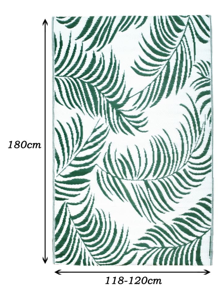 JACK Outdoor Teppich 120x180cm In- & Outdoor in Dschungl Grün günstig kaufen 120x180cm