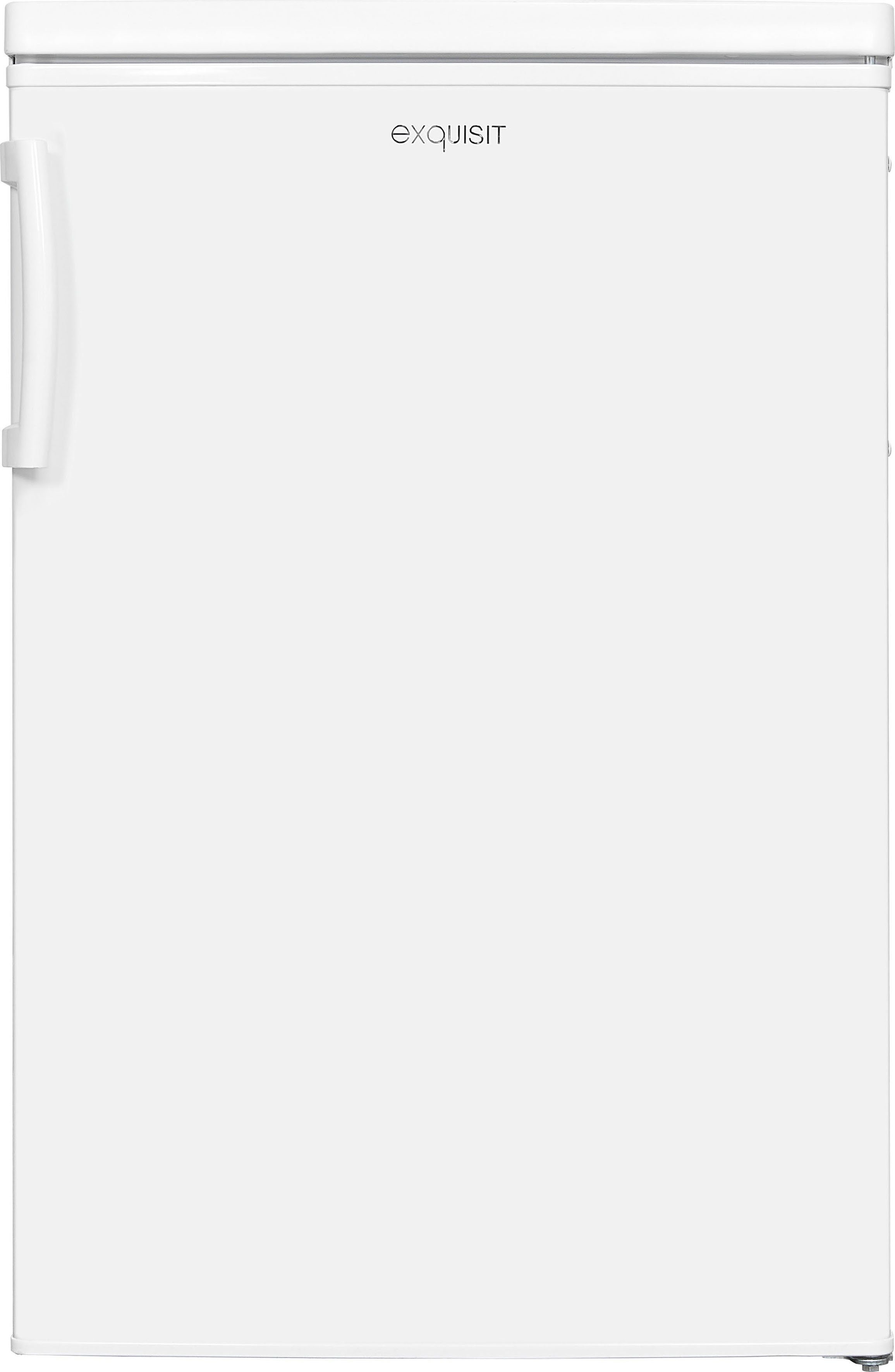 exquisit Kühlschrank KS16-4-HE-040D weiss, 85 cm hoch, 55 cm breit