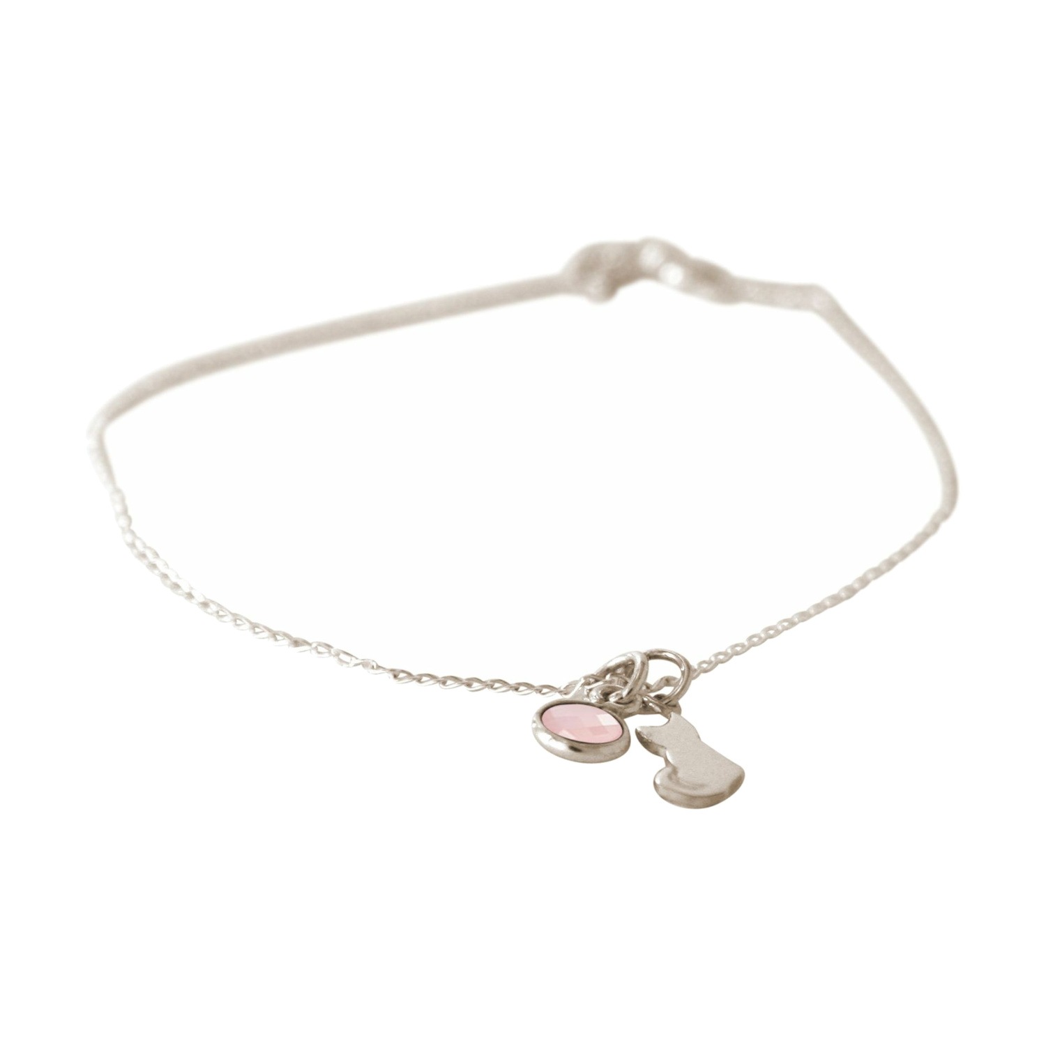 Armband 'Katze Saphir'