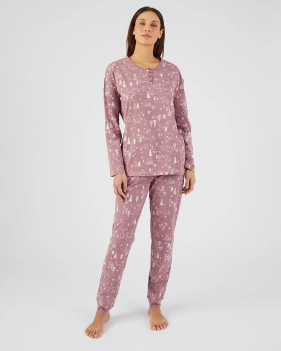 Pyjama à motifs maille jersey