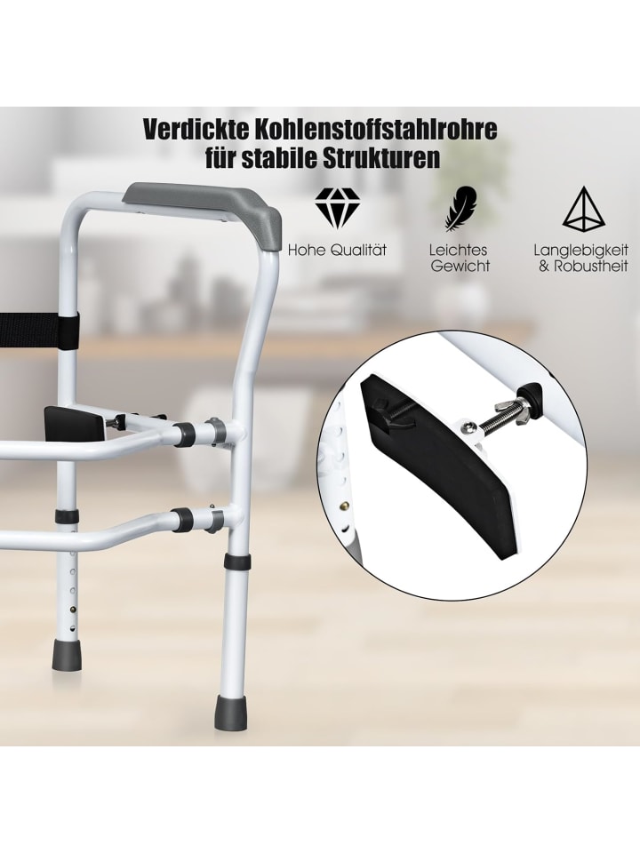 COSTWAY Aufstehhilfe Toilette in Weiß günstig kaufen onesize