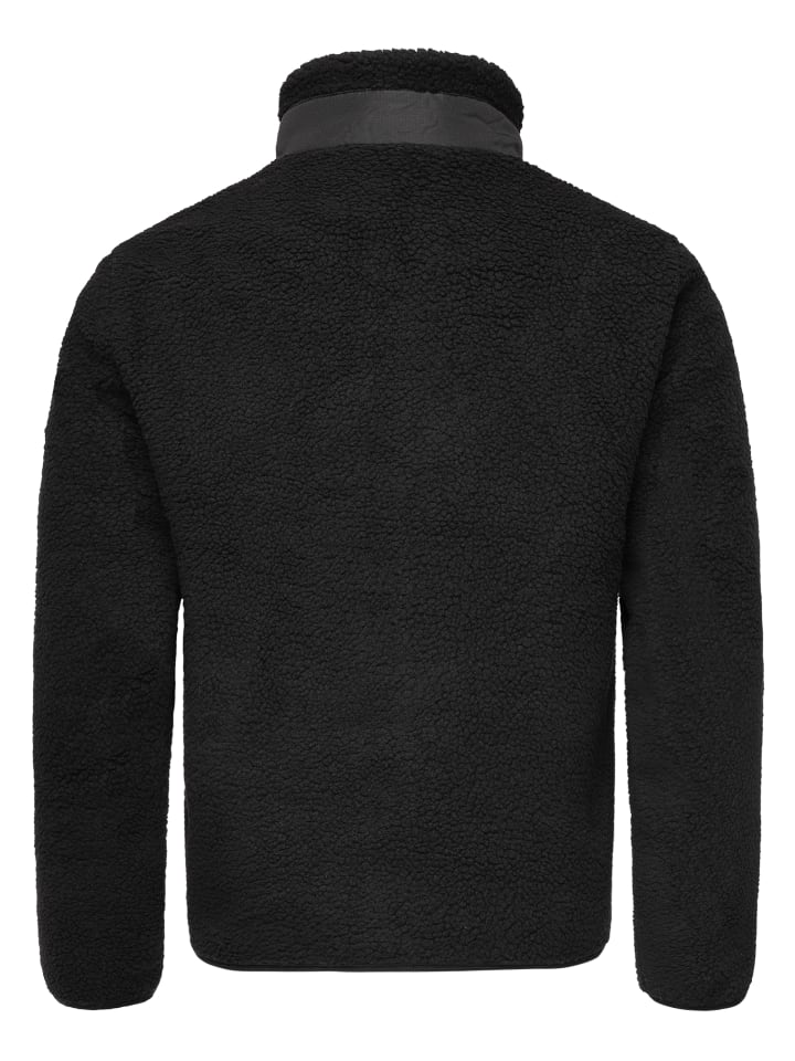 Amaci&Sons Fleecejacke YERMO in Schwarz günstig kaufen