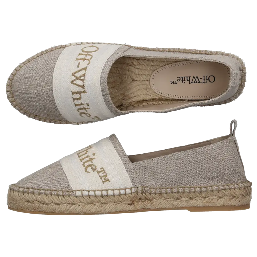 Off-White - Espadrilles OWIA259S Baumwolle - beige