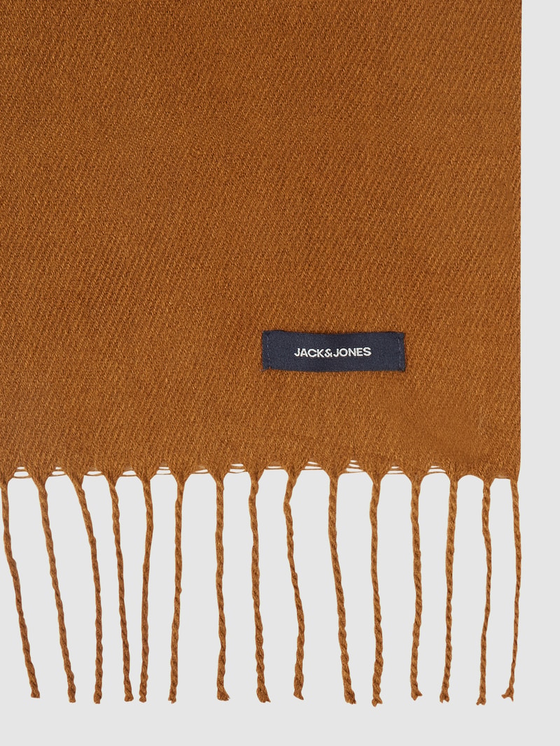 Schal mit Fransen in camel