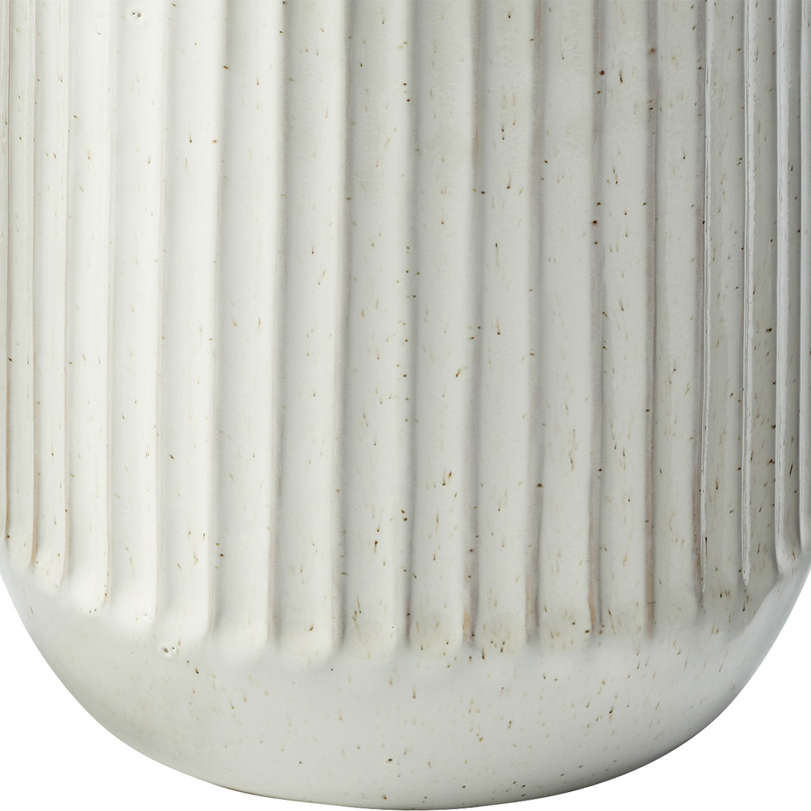 Vase in Riffel-Optik