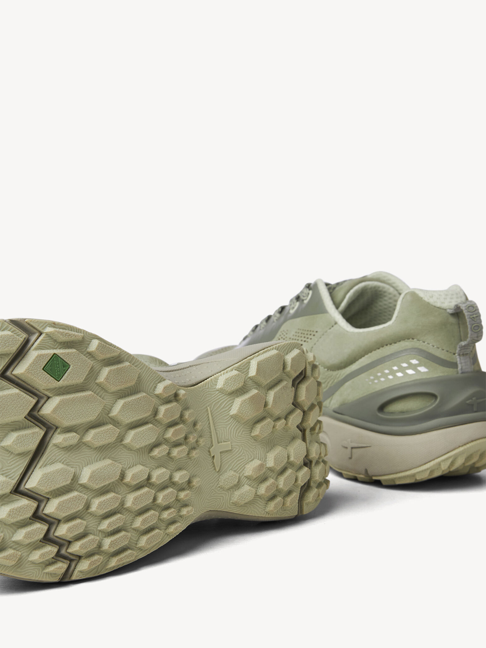 Chaussure de randonnée W-0405 en cuir - vert