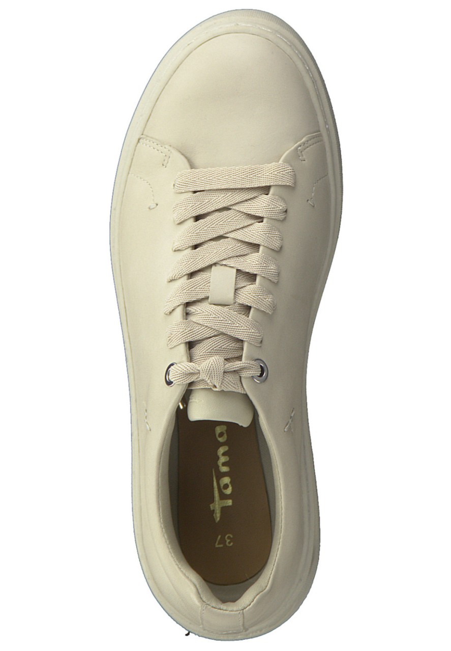 TAMARIS Komfort Schnürer beige 1-1-23700-29