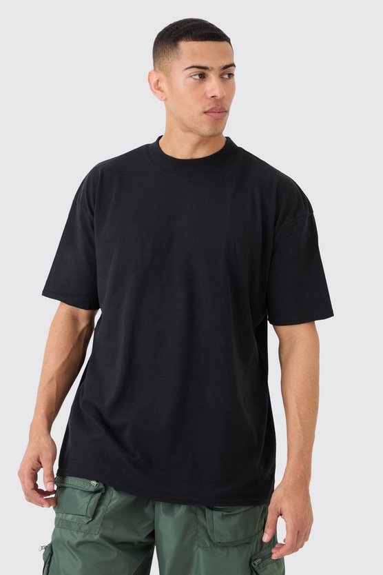 Oversize T-Shirt mit Worldwide Spaceship Print