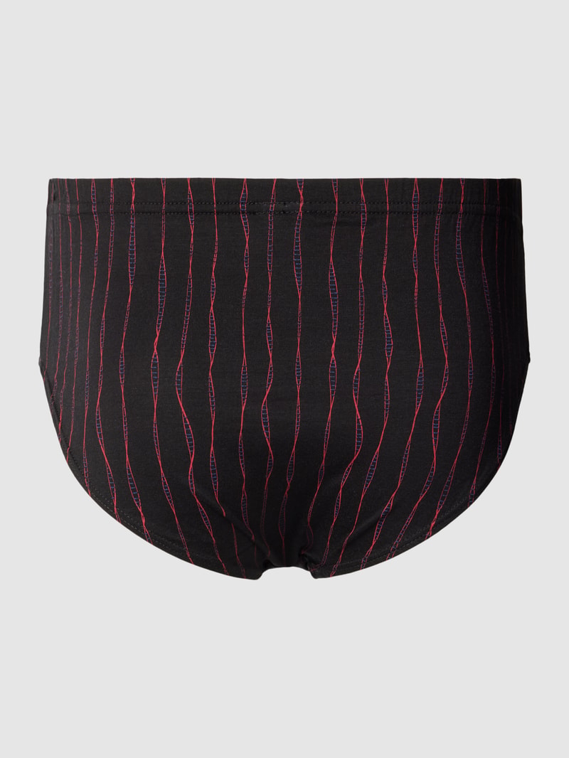 Slip mit Label-Patch Modell 'NATURE CLUB' in schwarz