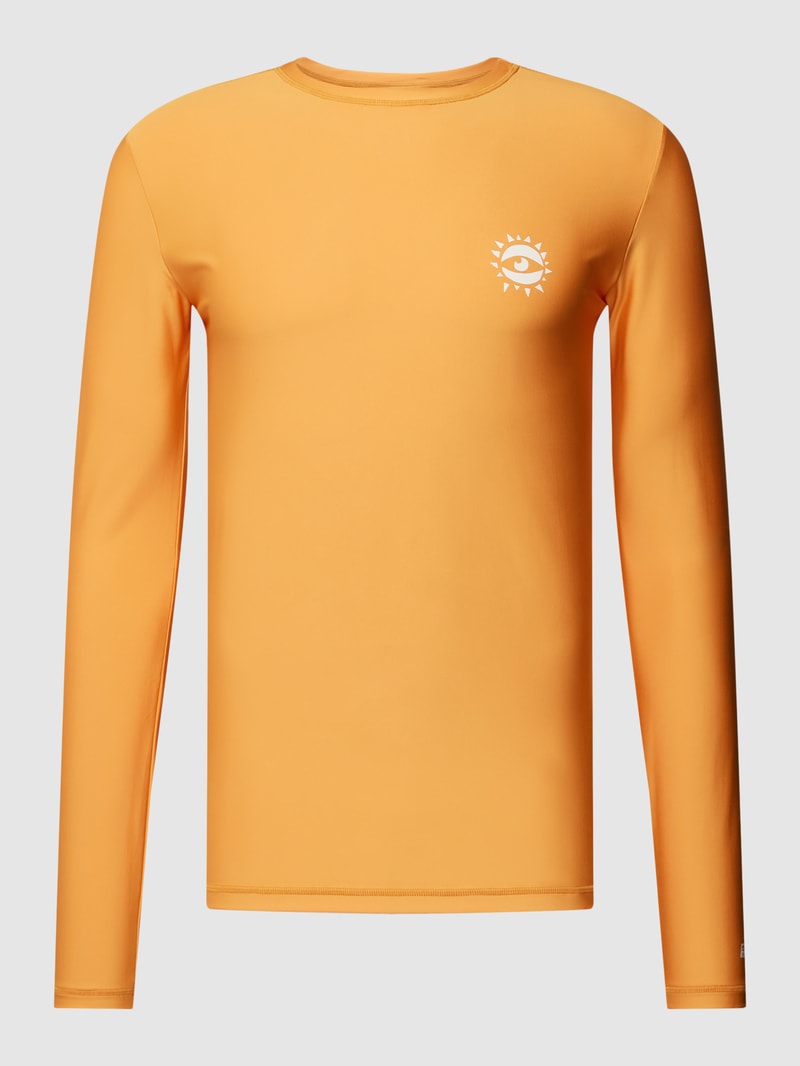 Badeshirt mit Motiv-Print Modell 'CAMORRO' in apricot