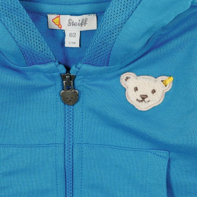 Sweatjacke, mittelblau für Jungs