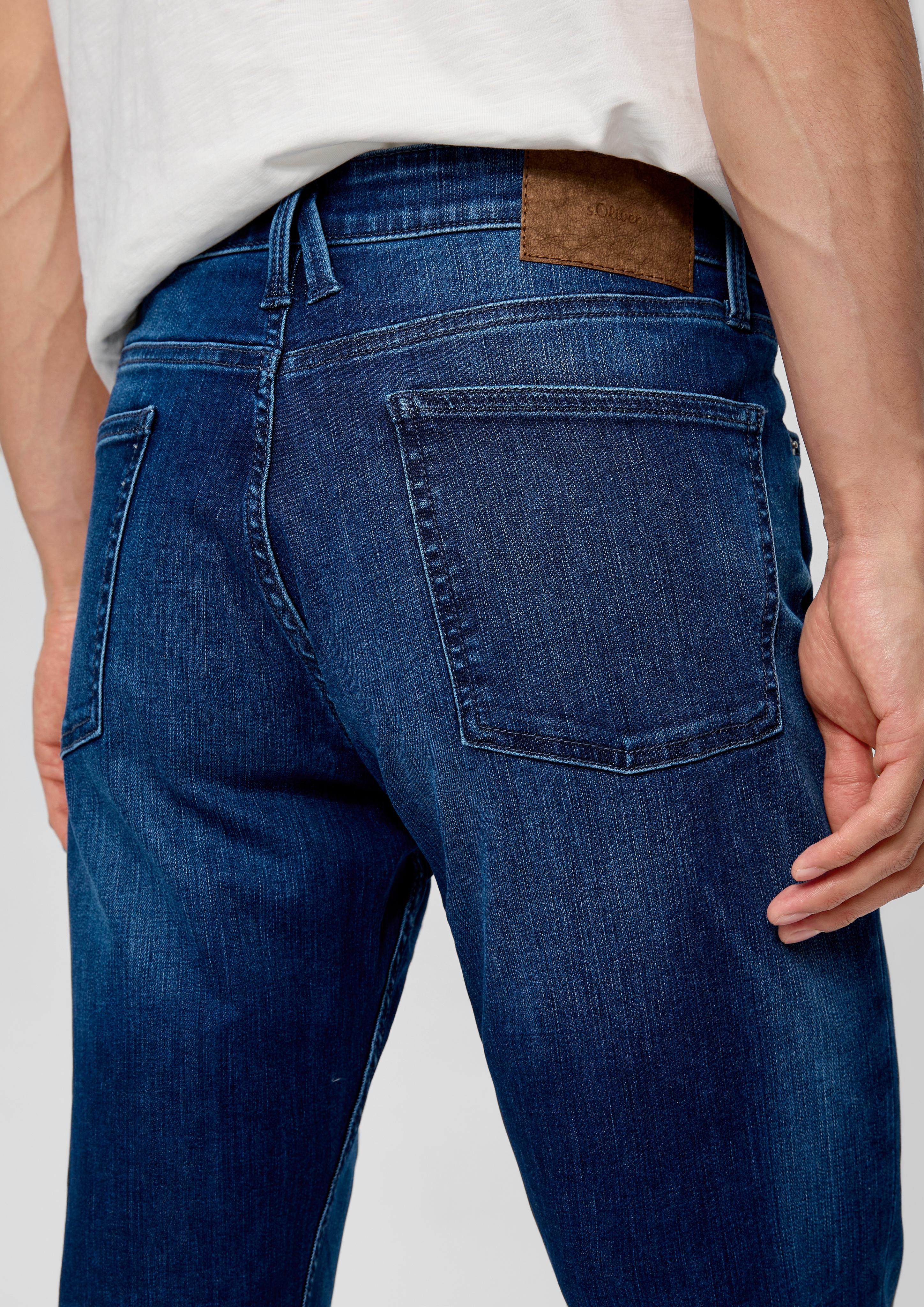 Jeans Keith / Slim Fit / Mid Rise / Straight Leg / Label Patch  2135765-57Z2