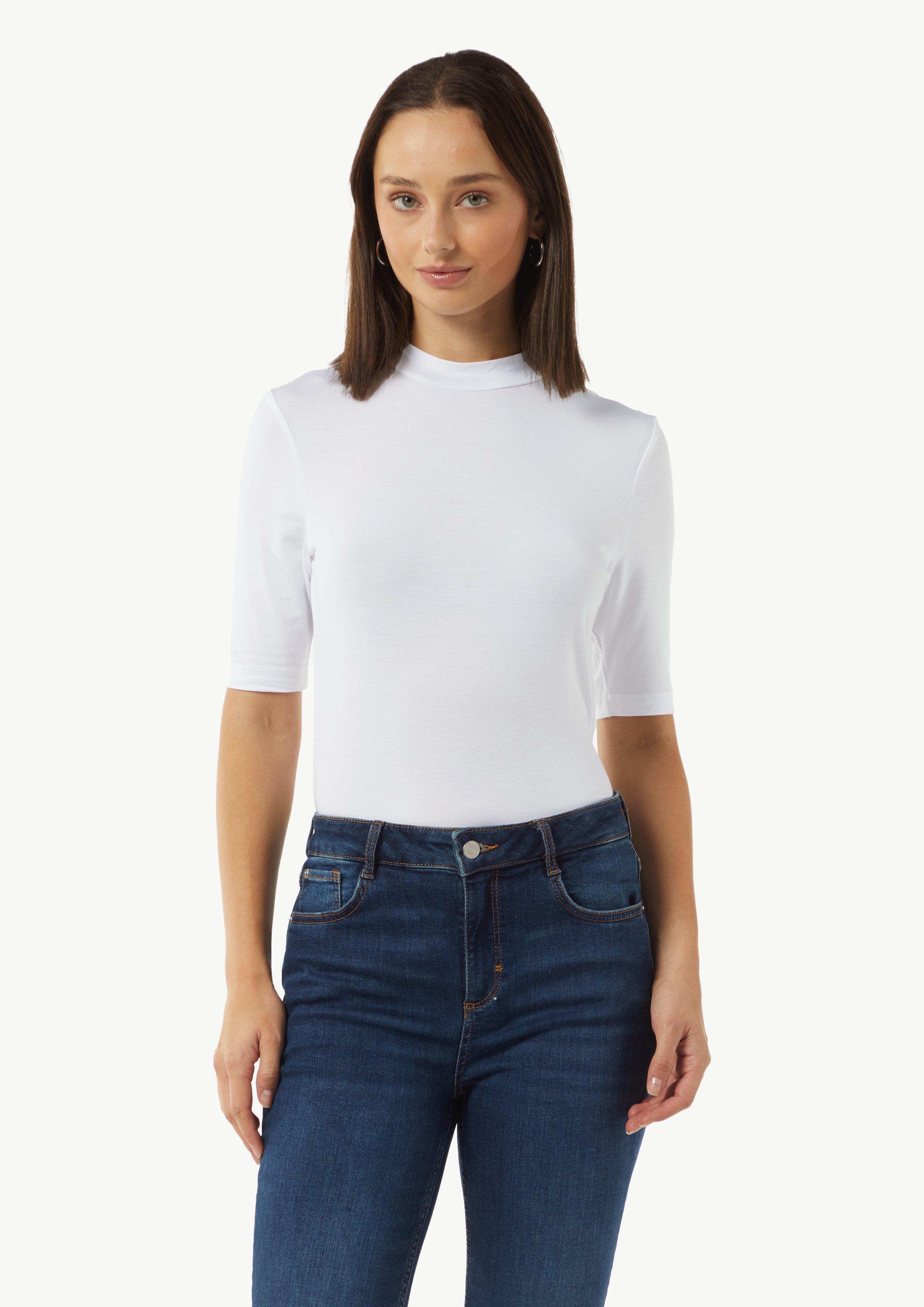 Softes T-Shirt aus Modalmix - weiß