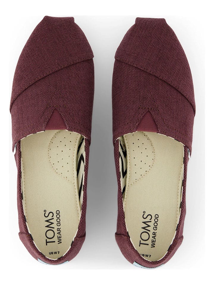TOMS Espadrilles in Rot günstig kaufen
