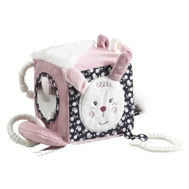 Cube d'activités Motif fleuri Miss fleur de lune