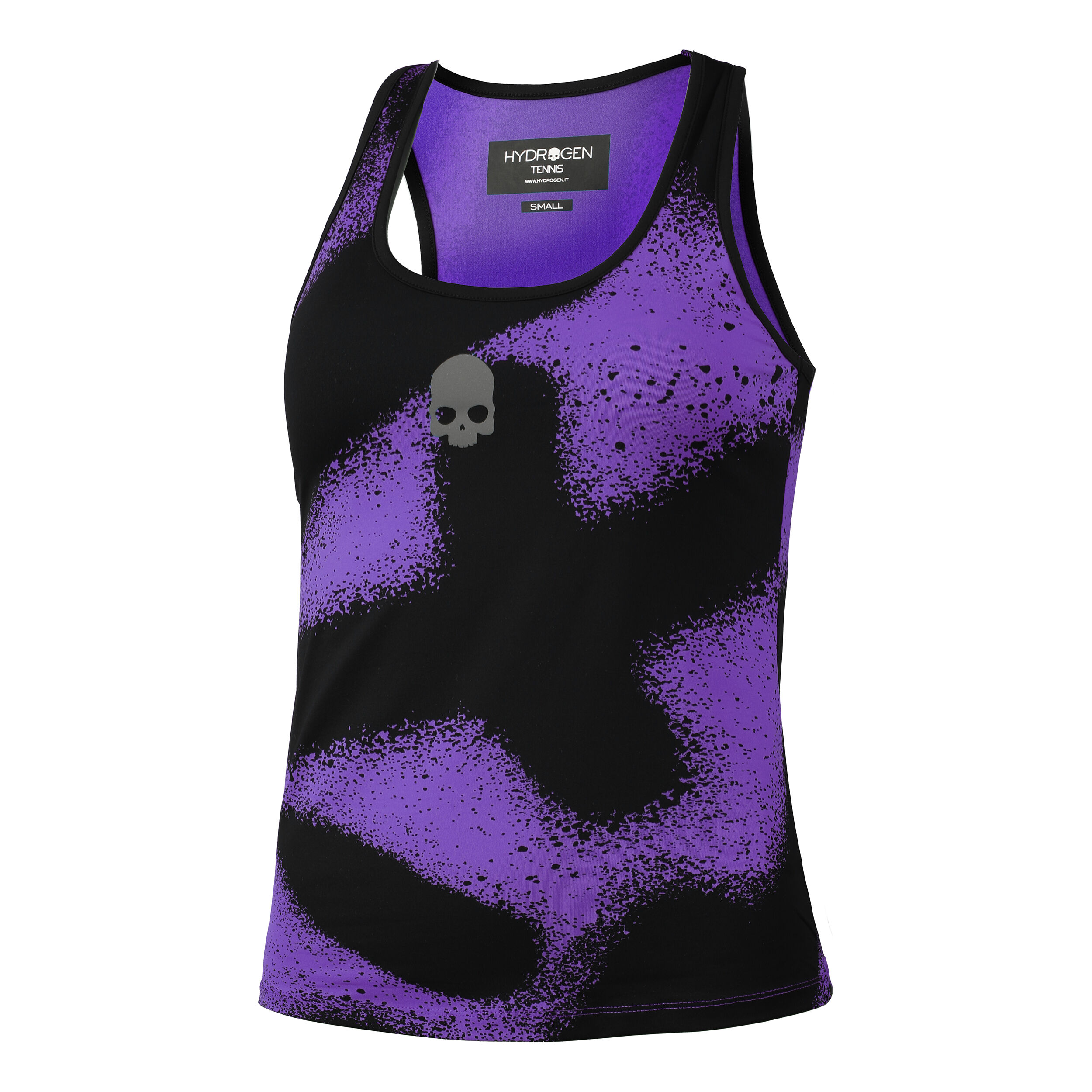 Spray Tank-Top Damen - Lila, Schwarz
