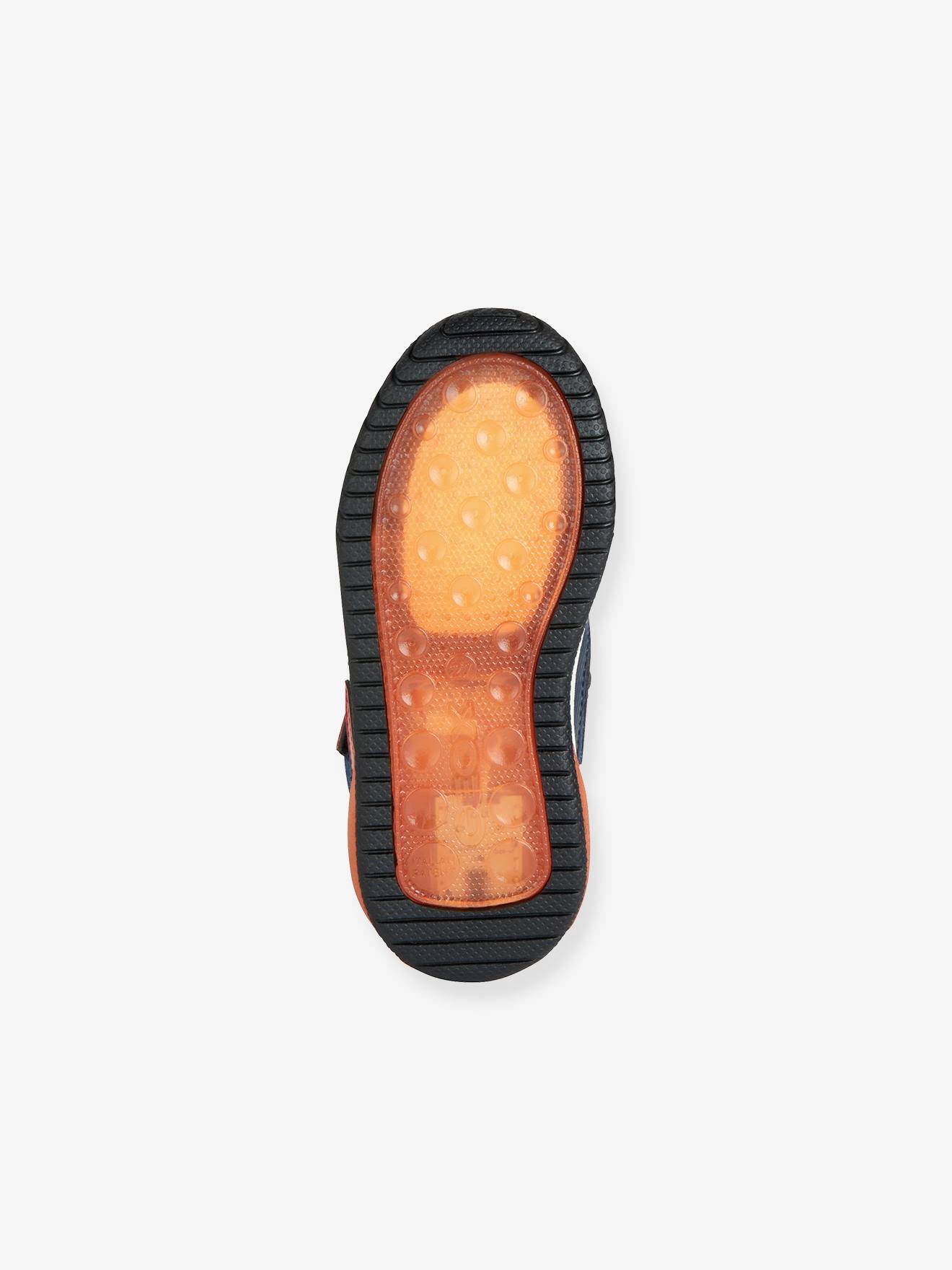 Baskets lumières enfant J Inek Boy GEOX® orange