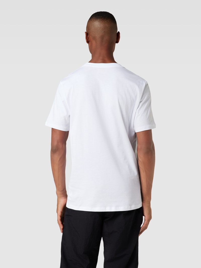 T-Shirt mit Motiv-Print Modell 'Darpione' in weiß