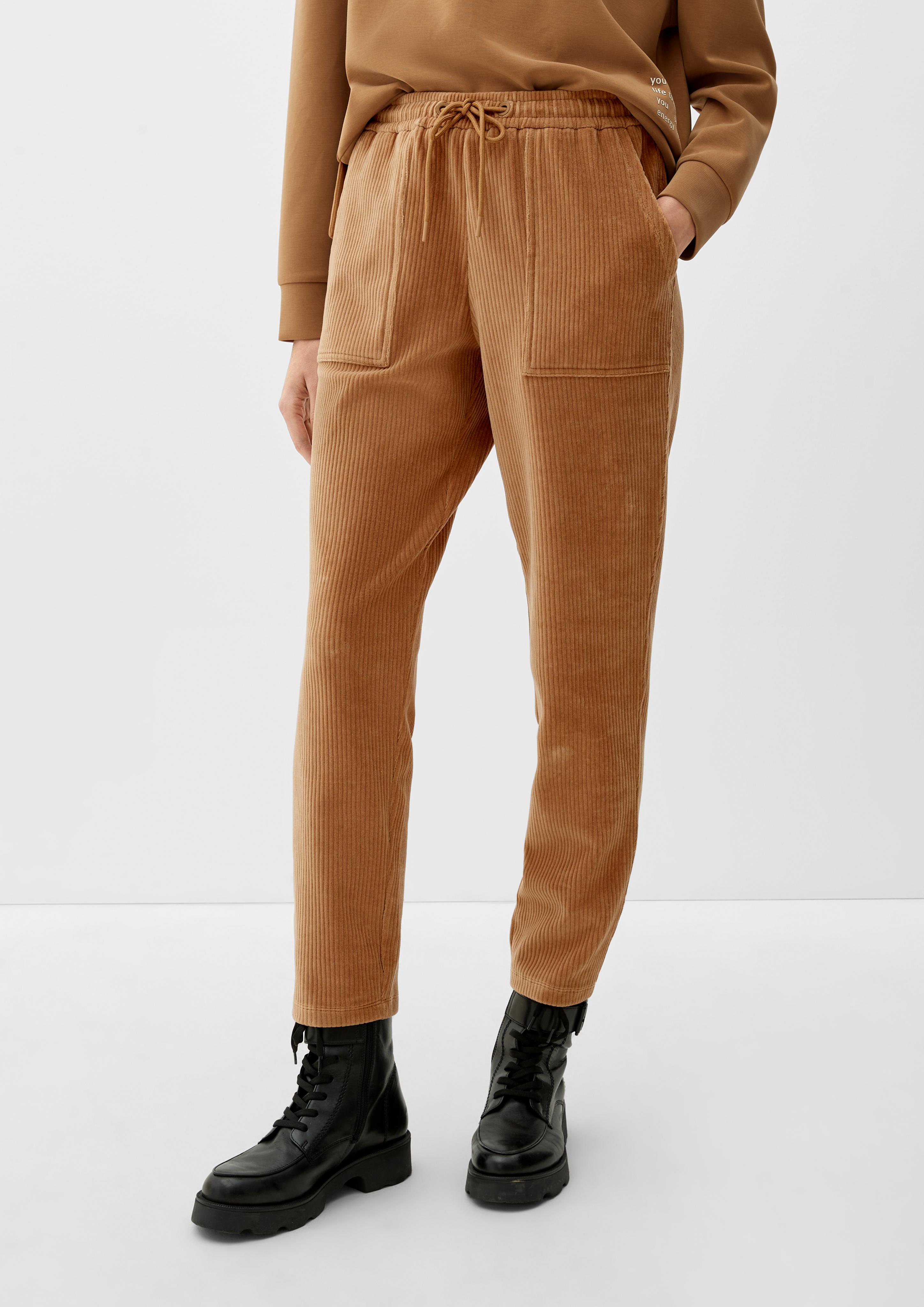 Cordhose aus Baumwollstretch  2121535-8469