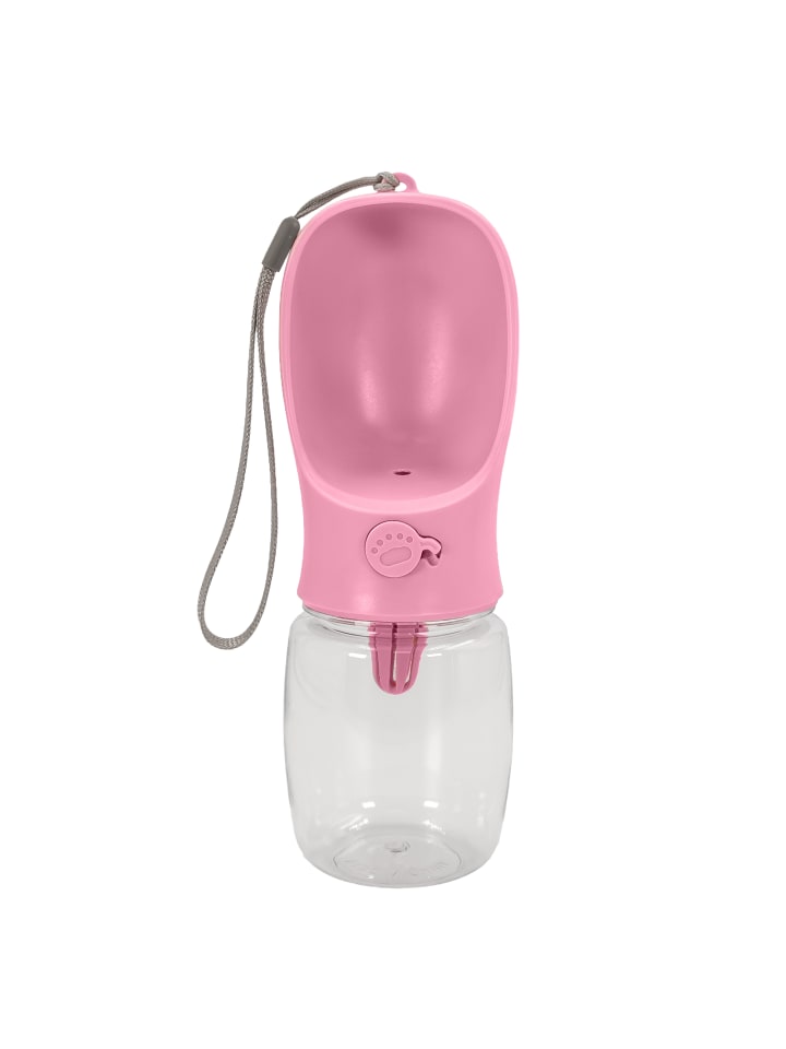 Intirilife Hunde Trinkflasche in Rosa günstig kaufen onesize