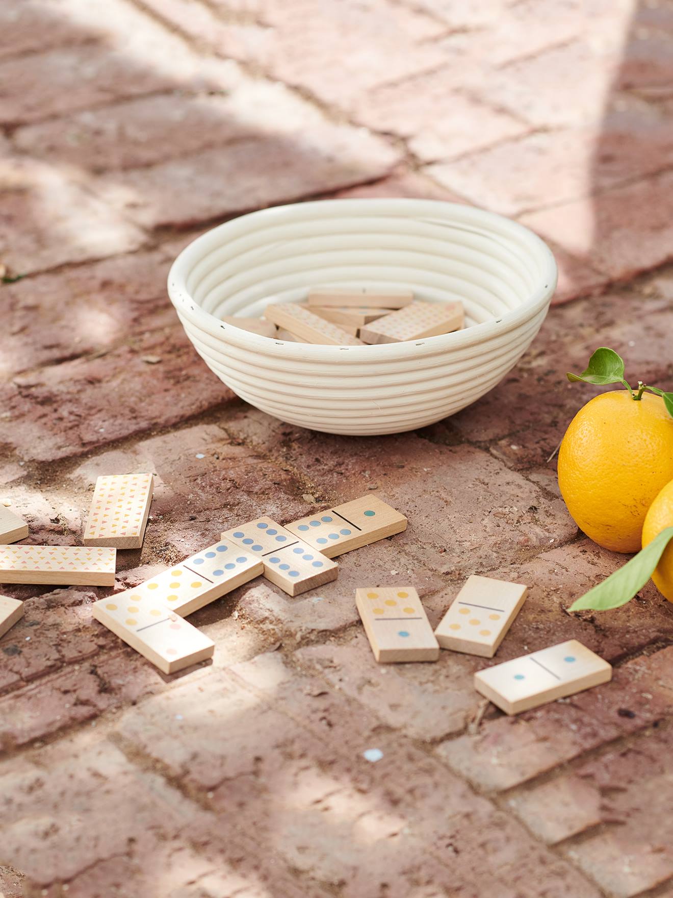 Jeu de dominos en bois FSC® multicolor