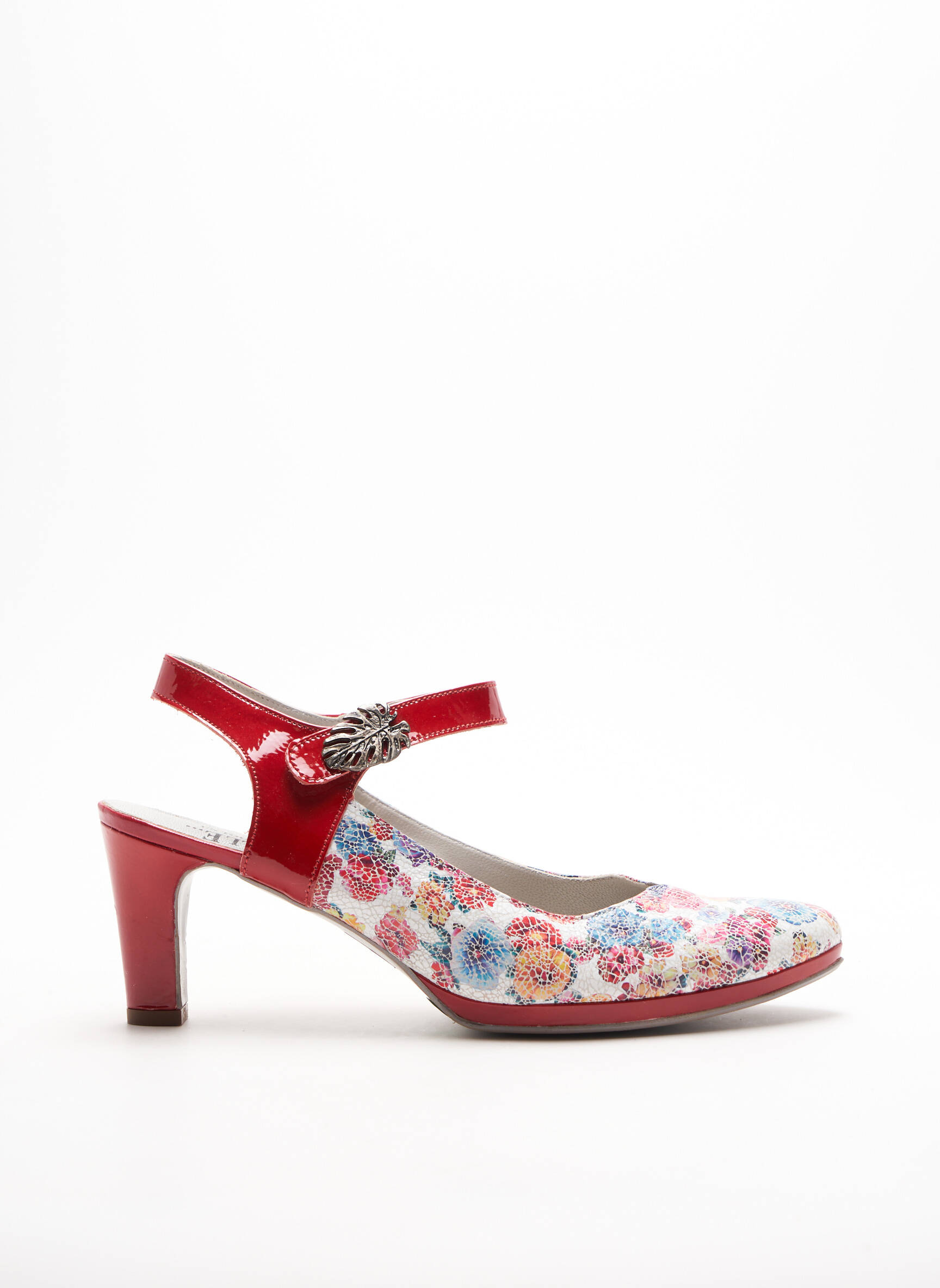 Un Tour En Ville Sandales Nu Pieds Femme couleur rouge