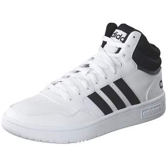 adidas Hoops 3.0 Mid Sneaker in weiß