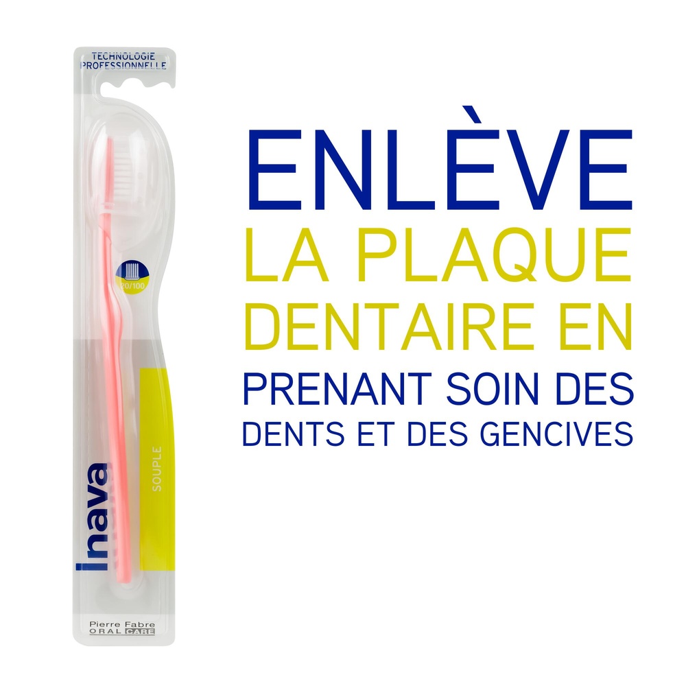 Oral Care INAVA Brosse à dents 20/100 Souple Brosse à dents